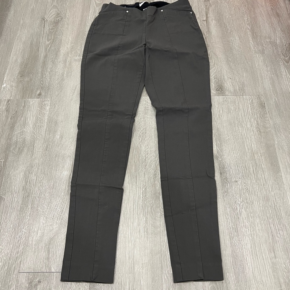 Calvin Klein Navy Olive Pull On Dress Pants XS